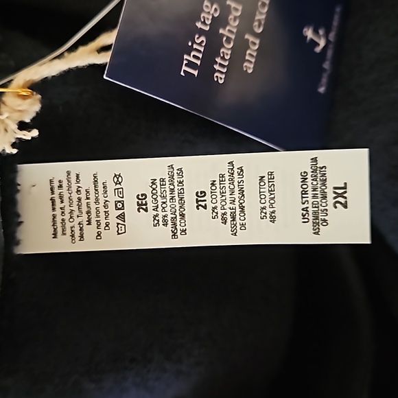 Kiel James Patrick NWT navy sweatshirt, size 2XL "Happy Hour" - Picture 9 of 11